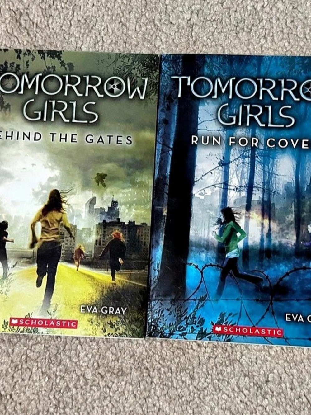 Scholastic Tomorrow Girls Series: Books 1 and 2 (Behind the Gates & Run for
